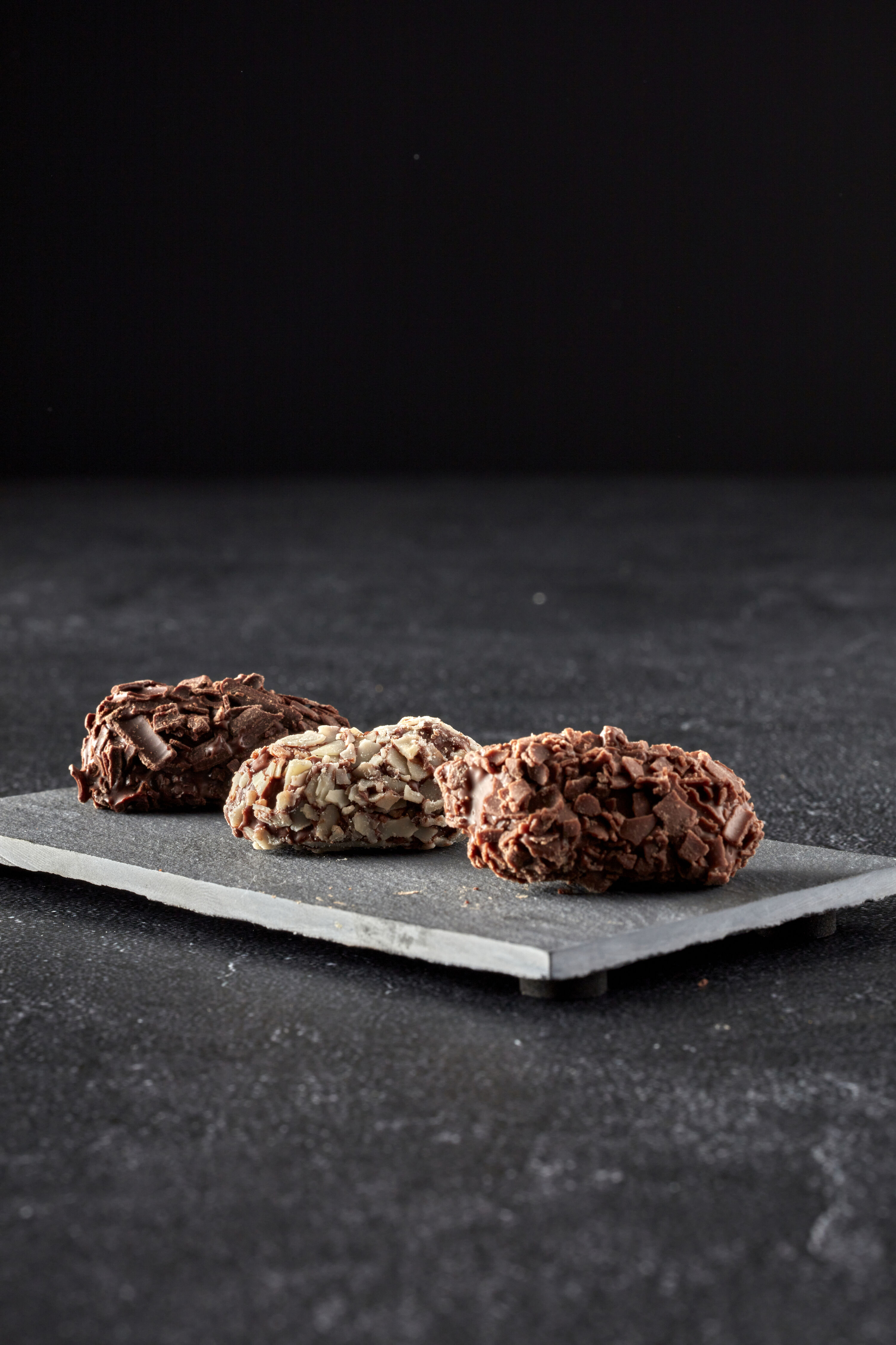 Flake Black Ruff The Belgian - Chocolate Flake Truffles